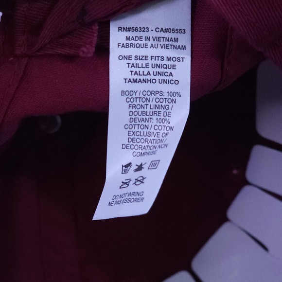 Nike Hat Florida State Seminoles Adult Garnet Futura Heritage86 Adjustable Cap - Picture 11 of 11